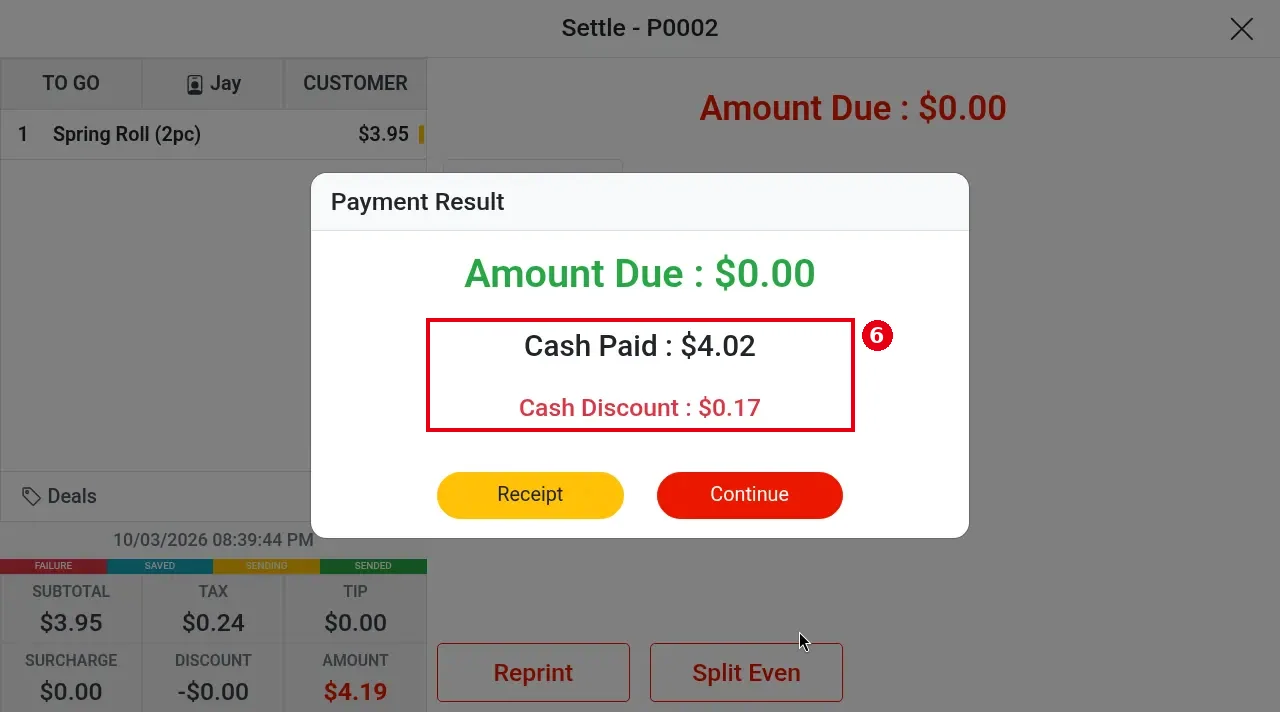 2.2.4 How to turn on the cash payment discount – 224-4