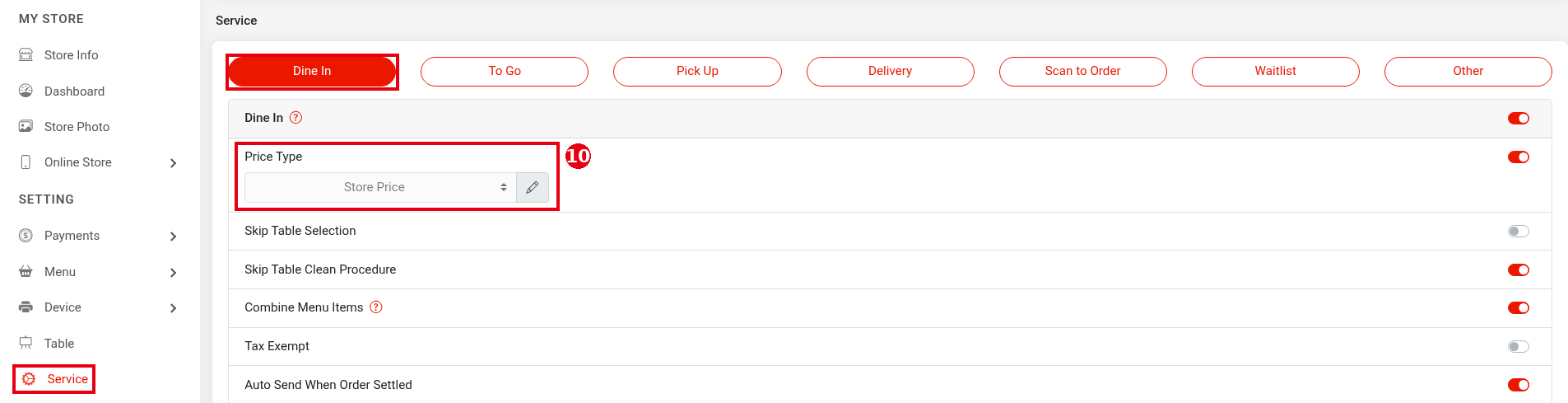 2.3.1 How to set up price tables – 231-4