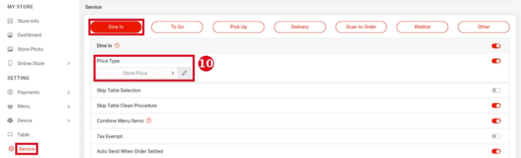 2.3.1 How to set up price tables – 231-4