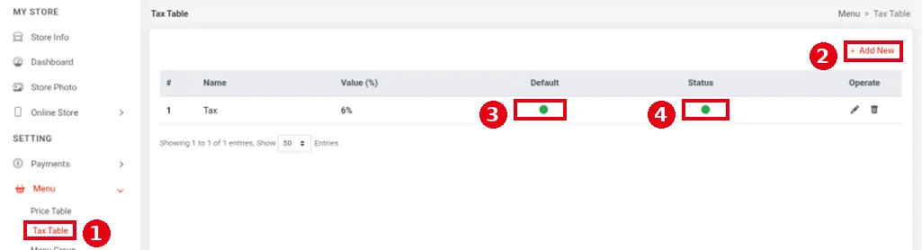 2.3.2 How to set up tax tables – 232-1