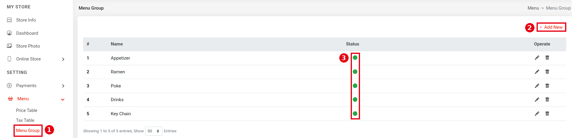 2.3.3 How to set up menu groups for reporting – 233-1