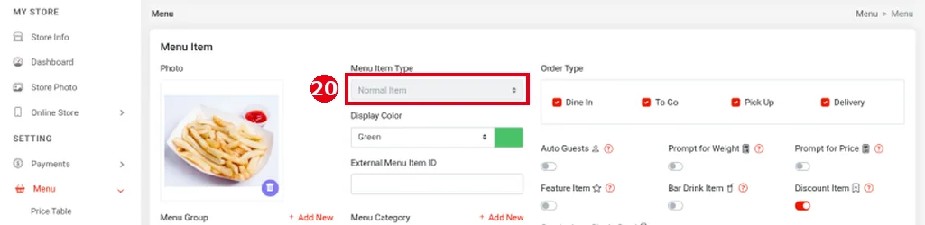 2.3.5 How to add menu items – 235-5