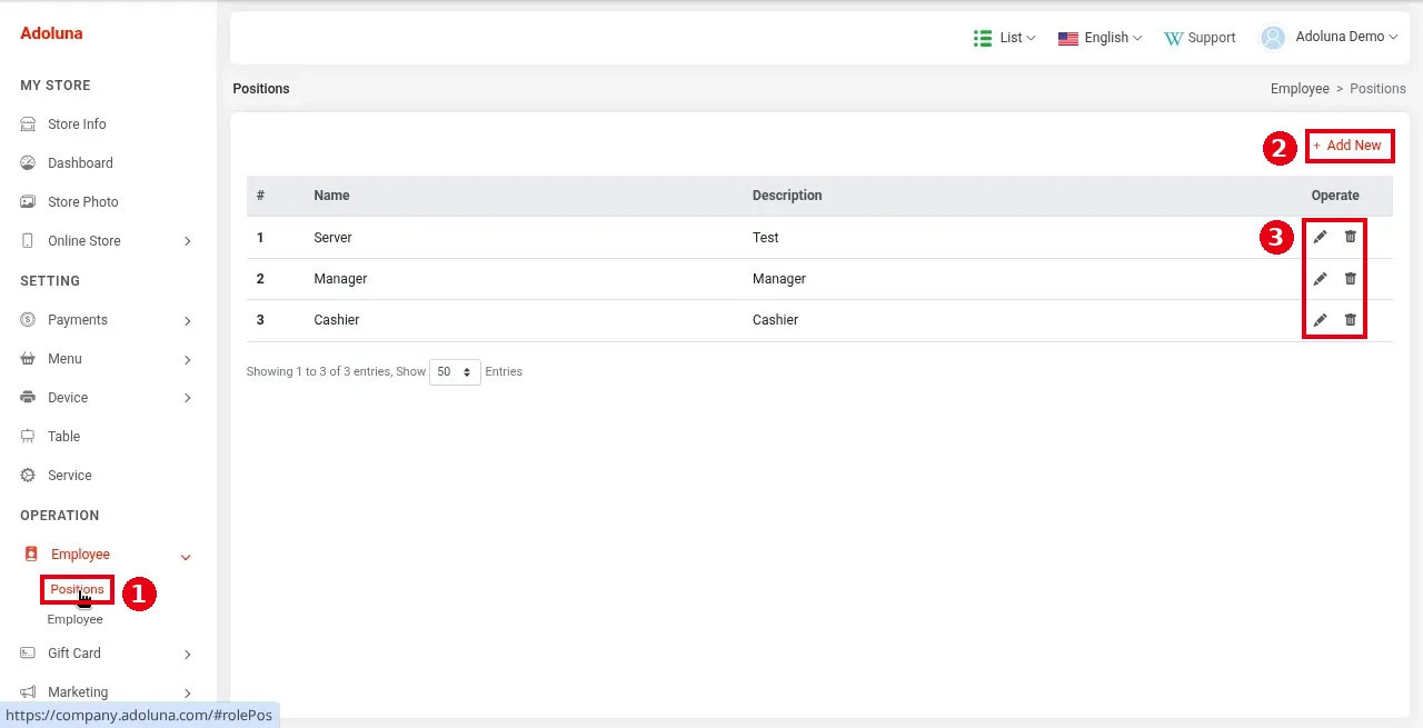 2.8.1 How to create positions and set permissions – 281-1