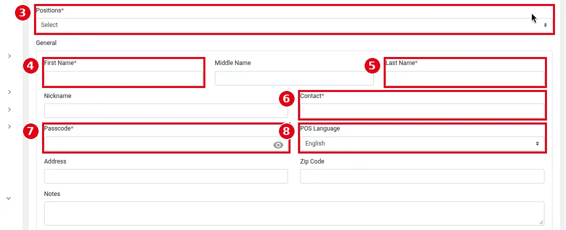 2.8.2 How to add an employee and set their passcode – 282-2