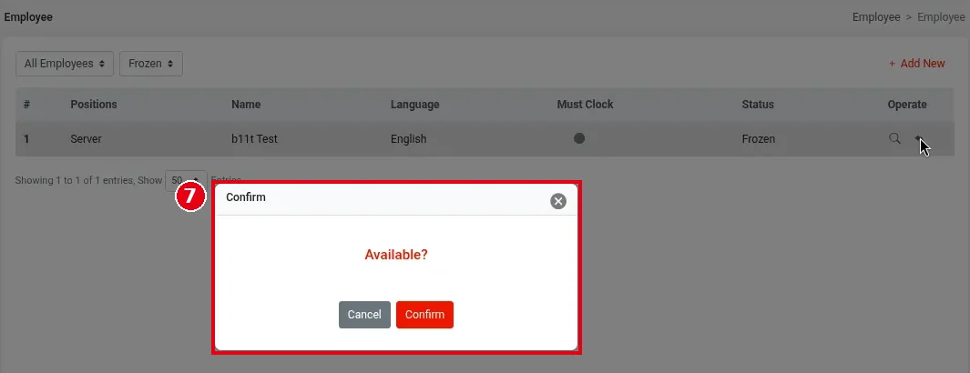 2.8.4 How to freeze, delete or restore an employee – 284-6