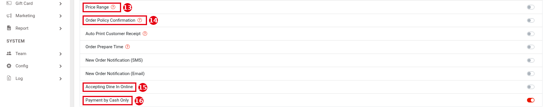 2.9.2 How to set online pick-up and delivery rules – 292-3