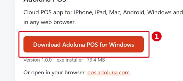 3.2.1 How to install Adoluna POS on each platform – 321-win-1