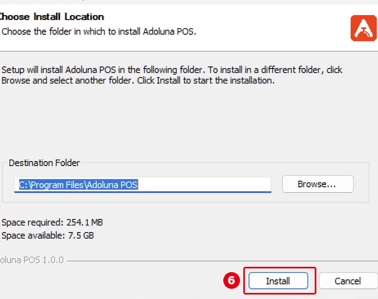 3.2.1 How to install Adoluna POS on each platform – 321-win-8