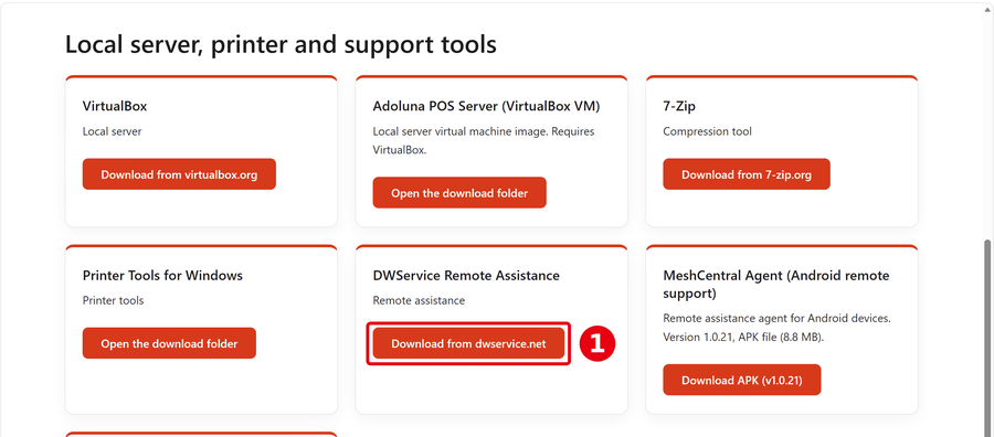 3.6.4 How to install remote support tools – 364-dw-1