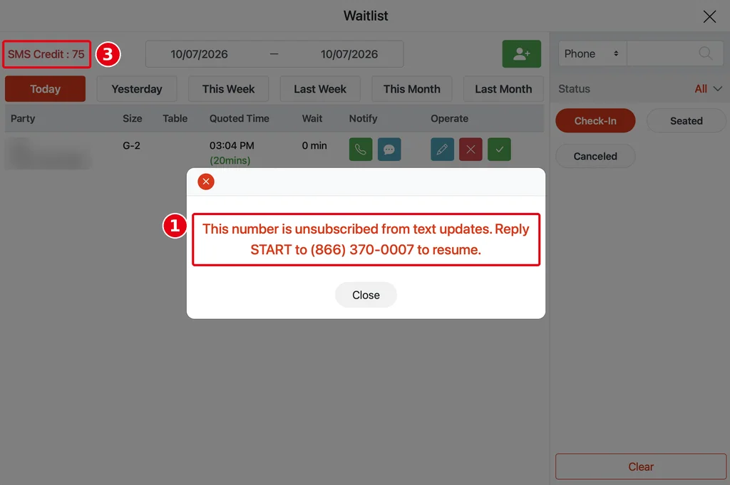 4.6.2 What to do when waitlist texts fail or guests don't get them – 462-1