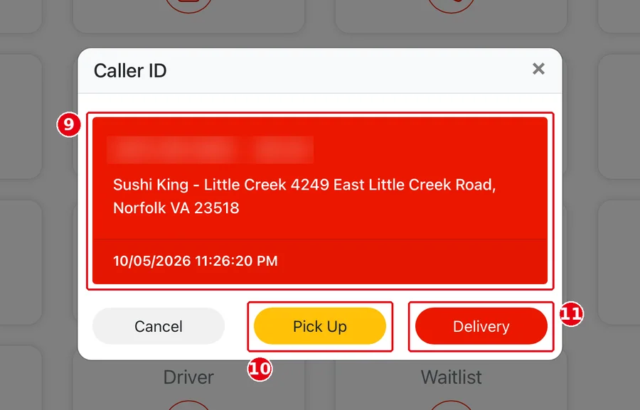 1.12.1 How to use Caller ID to take phone orders – cid1121-2d