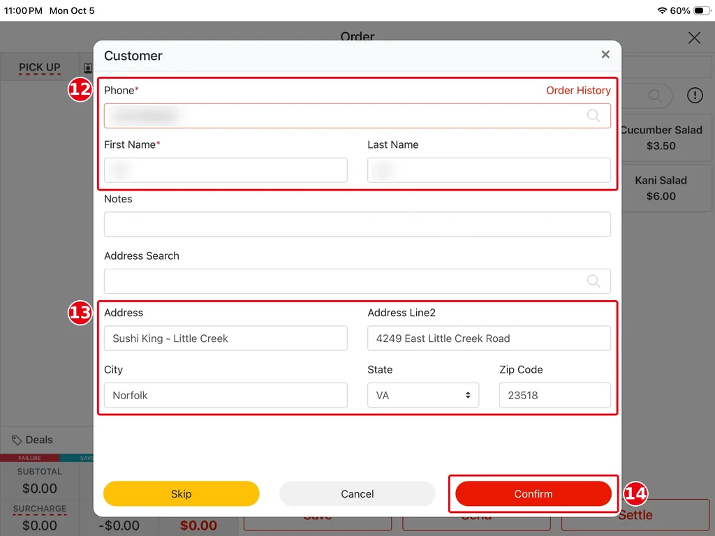 1.12.1 How to use Caller ID to take phone orders – cid1121-3d