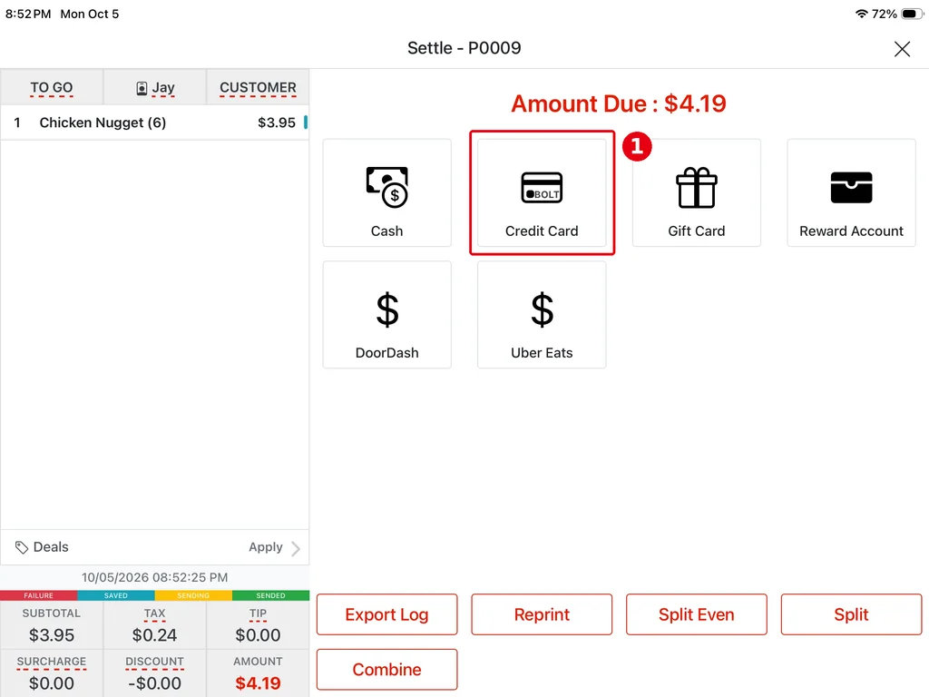 1.3.2 How to take a credit card payment – cr132-1