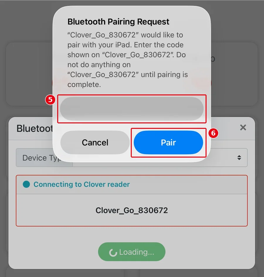3.4.3 How to connect a Clover Go 3 / VP3350 card reader – cr343-5