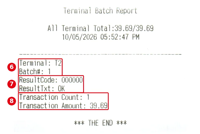 1.6.3 How to close a credit card batch – prt163-pax