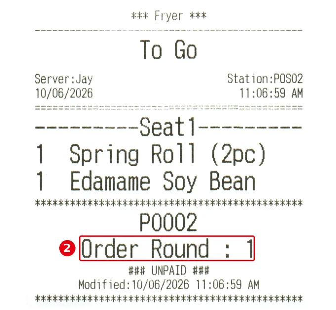 2.5.6 How to show order rounds on kitchen tickets – prt256-k